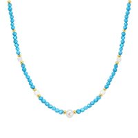 Collana Chi Mi Ama Gioielli Donna in Argento Turchese 130274